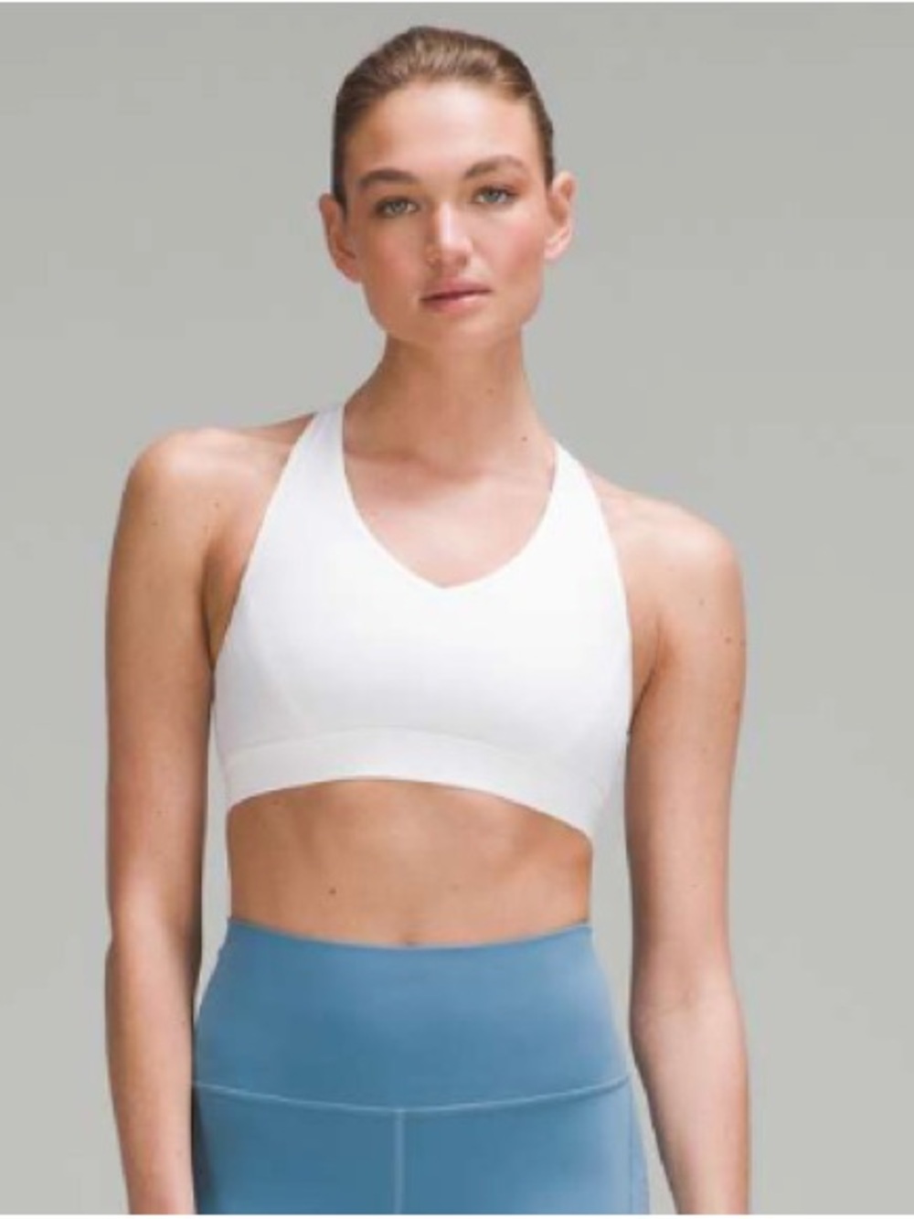 Lululemon Envital Bra Medium Support B/C Cup White Size 6